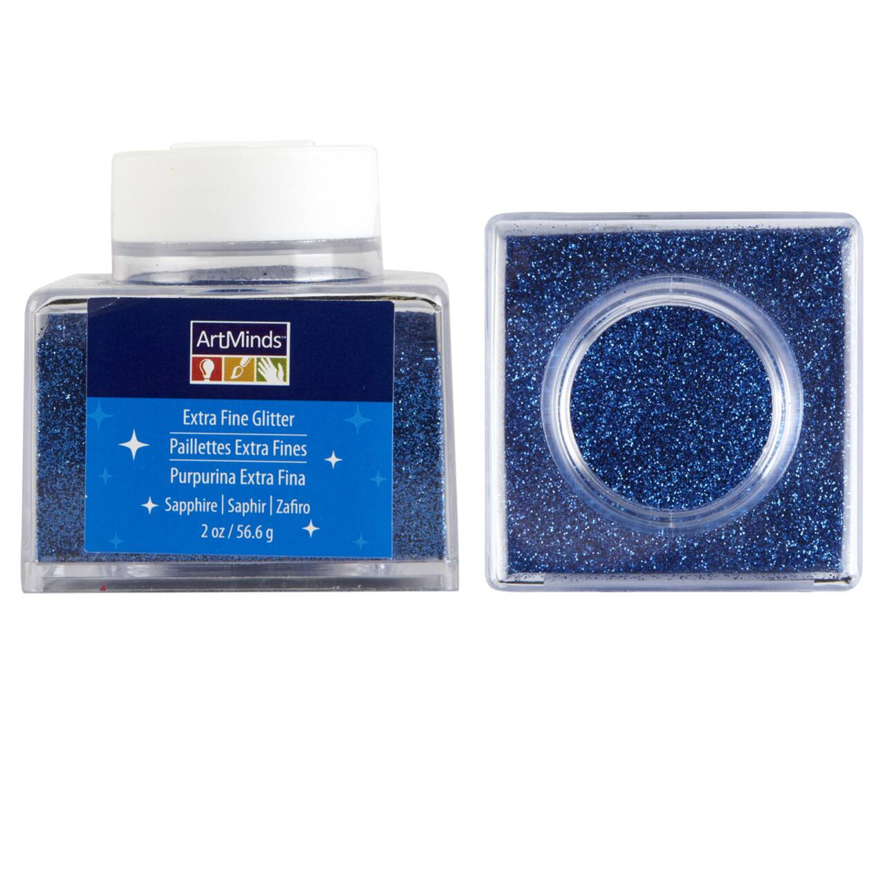 12 Pack: 2oz. Extra Fine Glitter Stacker by ArtMinds™